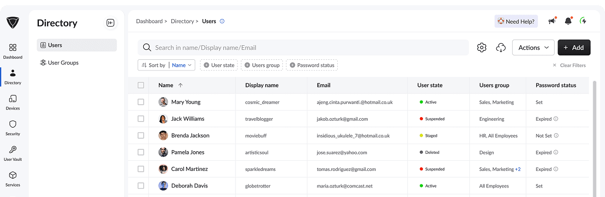 Dashboard mockup showing application interface